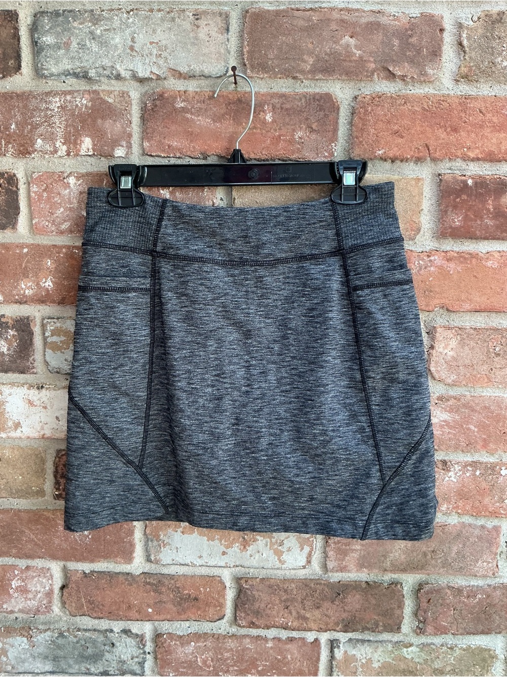 Athleta Heathered Gray Athletic Skort small